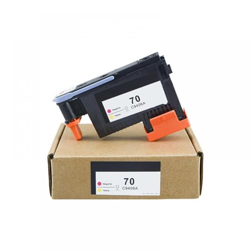 GSwReJ Kompatibler Druckkopf Kompatibel mit 70 C9404A C9405A C9406A C9407A Kompatibel mit DesignJet Z2100 Z3100 Z5200 Z3200 Drucker(C9406A M Y) von GSwReJ