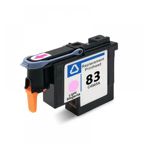 GSwReJ Kompatibler Druckkopf Kompatibel mit 83 DesignJet 5000 5500 Modelle C4960A C4961A C4962A C4963A C4964A C4965A(1PCS Light Magenta) von GSwReJ