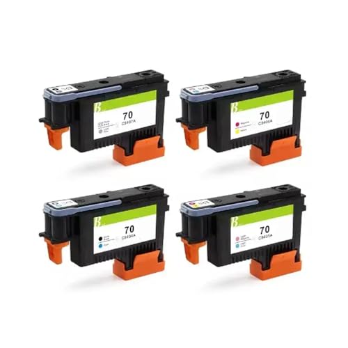 Kompatibler Druckkopfersatz Kompatibel mit 70 DesignJet Z2100 Z3100 Z5200 Z3200 C9404A C9407A C9406A C9405A(C9407A Black Gray) von GSwReJ