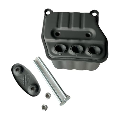 Universal Muffler Kompatibel mit 45cc 52cc 58cc 4500 5200 5800 Kettensäge mit DREI Löchern Kompatibilität Universal Muffler Kompatibel mit 45cc 52cc 58cc 4500 5200 5800 Kettensäge mit DREI Löchern Kompatibilität von GSwReJ