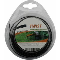 Mähfaden Trimmerfaden 1,6mm - 15 Meter Schwarz für Rasentrimmer Motorsense - Gt Elec Mähfaden Trimmerfaden 1,6mm - 15 Meter Schwarz für Rasentrimmer Motorsense - Gt Elec von GT ELEC