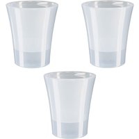 Gt Garden - 3 Orchideentöpfe mit Wasserreservoir - Arte-dea transparent 2 Liter von GT GARDEN