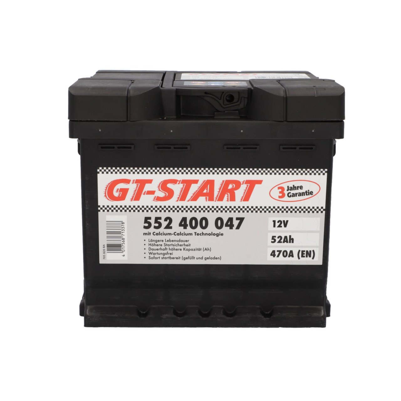 GT-Start Starterbatterie SLI 52Ah 470A von GT Start
