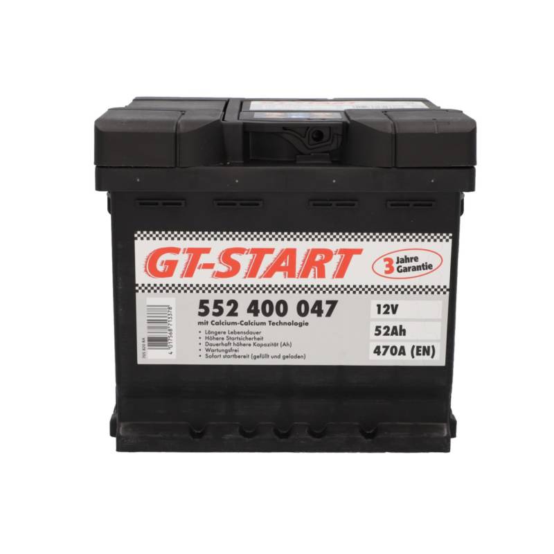 GT-Start Starterbatterie SLI 52Ah 470A von GT Start