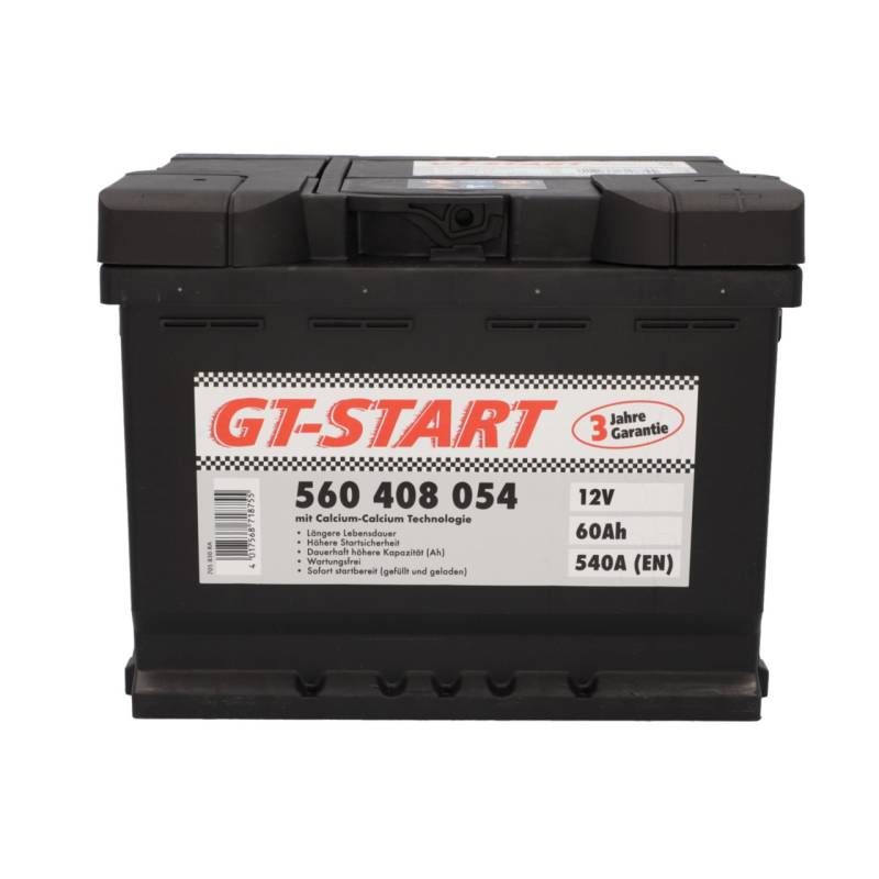 GT-Start Starterbatterie SLI 60Ah 540A GT-Start Starterbatterie SLI 60Ah 540A von GT Start