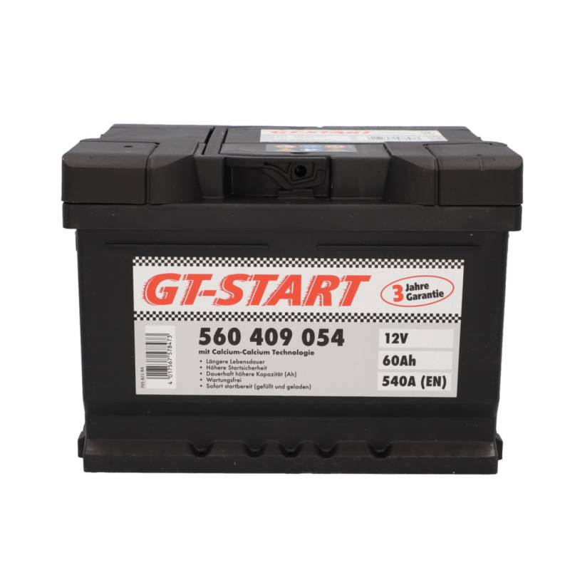 GT-Start Starterbatterie SLI 60Ah 540A von GT Start