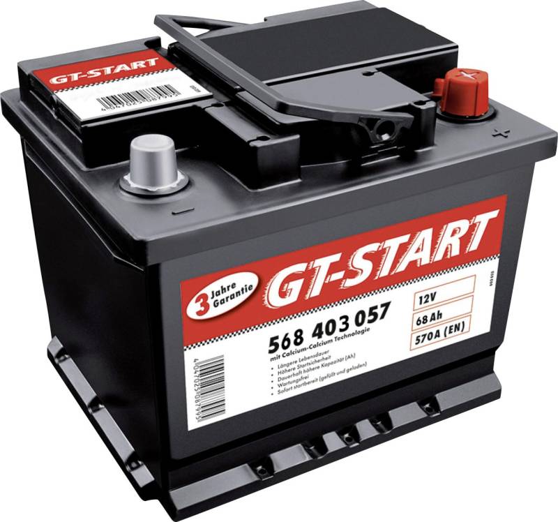 GT-Start Starterbatterie SLI 68Ah 570A von GT Start