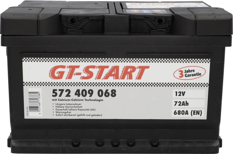 GT-Start Starterbatterie SLI 72Ah 680A von GT Start