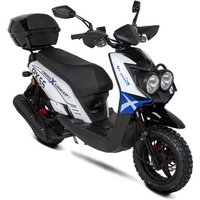 GT UNION Mofaroller »PX 55 Cross-Concept«, 50 cm³, 25 km/h, Euro 5 - blau von GT UNION