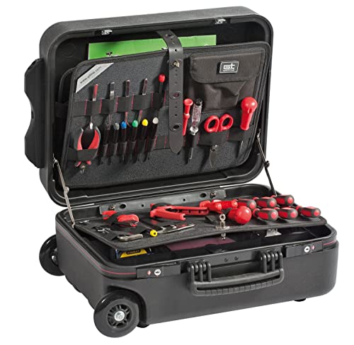 GT-Line Werkzeugkoffer Mega Wheels 190 PEL TSA (Werkzeug-Trolley mit Teleskopgriff, ohne Werkzeug, inkl. 2 Schlösser, Dokumentenfach, Werkzeugtafeln mit Gummiband) 488151, 453 x 345 x 185 mm GT-Line Werkzeugkoffer Mega Wheels 190 PEL TSA (Werkzeug-Trolley mit Teleskopgriff, ohne Werkzeug, inkl. 2 Schlösser, Dokumentenfach, Werkzeugtafeln mit Gummiband) 488151, 453 x 345 x 185 mm von GT LINE