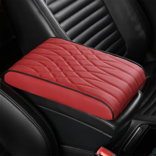 Auto Armlehnen Matte Für Serie 2 Series 2er F44 2er Gran Coupé 2020-2024, Leather Armlehnenpolster Autos Mittelkonsole Pad Komfort Weich Atmungsaktiv Interieur Zubehör,D/Red Auto Armlehnen Matte Für Serie 2 Series 2er F44 2er Gran Coupé 2020-2024, Leather Armlehnenpolster Autos Mittelkonsole Pad Komfort Weich Atmungsaktiv Interieur Zubehör,D/Red von GTALIJHN