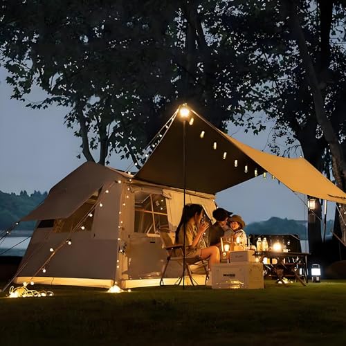 Aufblasbare Zelte für Camping, verbessertes wasserdichtes Oxford-All-in-One-Aufblaszelt für den Außenbereich, aufblasbares Campingzelt für 6–8 Personen, einfach aufzubauendes aufblasbares Zelt von GTANND