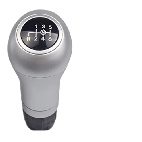 6 Speed Gear Stick Shift Knob for Benz W203 S203 CL203 W209 W204 C204 C63 C300 C250 W207 A207 W212 Car-Styling Gear Shift Knob Head Schaltknöpfe Kopf(‎Silver-6-down-14.5) von GTDTKGANAK