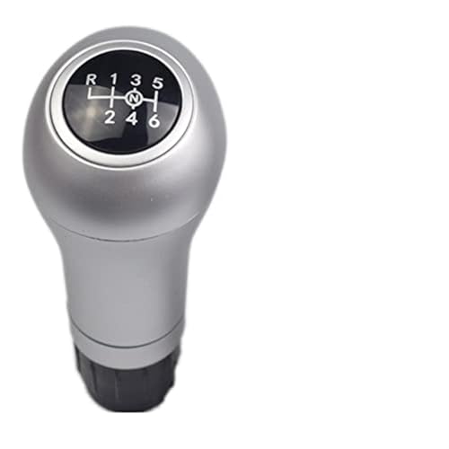6 Speed Gear Stick Shift Knob for Benz W203 S203 CL203 W209 W204 C204 C63 C300 C250 W207 A207 W212 Car-Styling Gear Shift Knob Head Schaltknöpfe Kopf(‎Silver-6-upon-14.5) von GTDTKGANAK