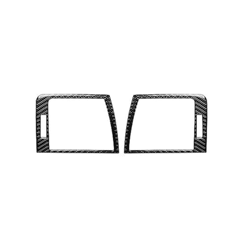 Für E46 Für 3er 1998-2004 Carbon Fiber Interior Air Vent Outlet Trim Cover Dashboard Aufkleber Auto Automotive Interior Trim Auto Luftauslass Dekorstreifen von GTDTKGANAK