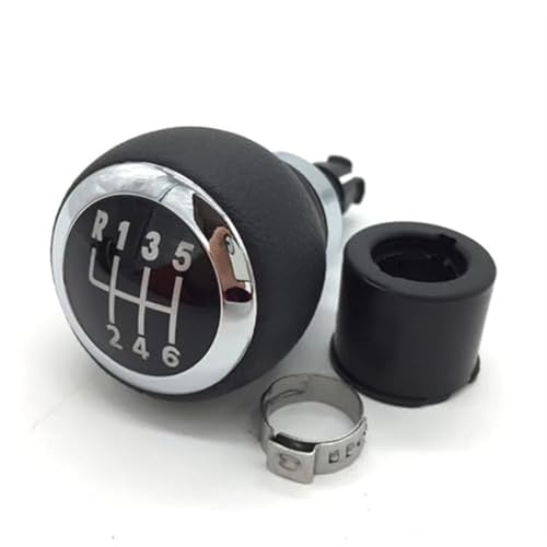 Für VW Für Passat B6 2005-2012 Schaltknauf 5/6 Geschwindigkeit Auto Stick Gamasche Kofferraumrahmen Mit Abdeckung Fall Kit 5-Gang-Schaltknauf Schaltknöpfe Kopf(‎6 Speed Gearknob) von GTDTKGANAK