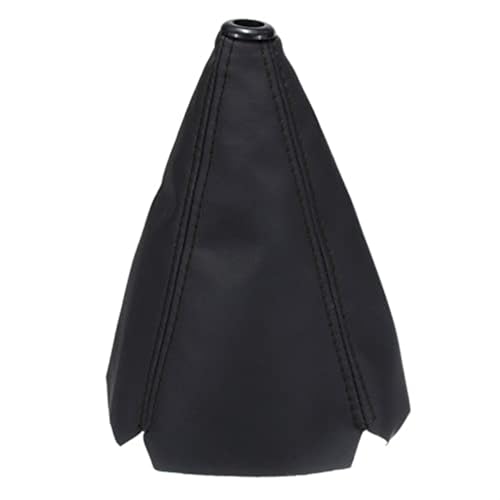 GTDTKGANAK 16mm Universal PU Leder Auto Schaltmanschetten Carbon Faser Manuelle Stick Schaltknauf Schalthebelmanschette Abdeckung Gamasche Schaltknöpfe Kopf(Black1) von GTDTKGANAK