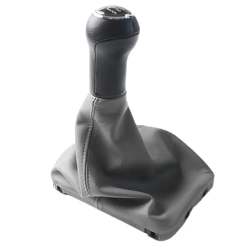 GTDTKGANAK Für VW Für Käfer 1998 1999 2000 2001 2002 2003 2004 2005 2006 2007-2010 5 Geschwindigkeit Auto schaltknauf Kragen Gamasche Boot Abdeckung Fall Schaltknöpfe Kopf(‎Gray) von GTDTKGANAK
