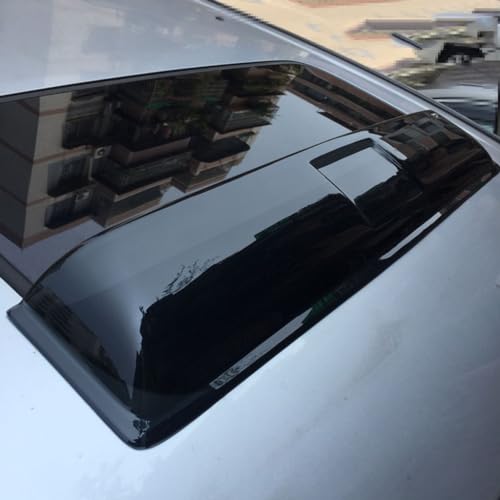 GTEVDK Auto-Schiebedach-Windabweiser für BMW 3 Series(4 Door) E90+E91 2005-2019,Regenschutz-Spoiler Mond-Schiebedach-Fenstervisier Luftabweiser Schild Zubehör,110cm-112cm von GTEVDK