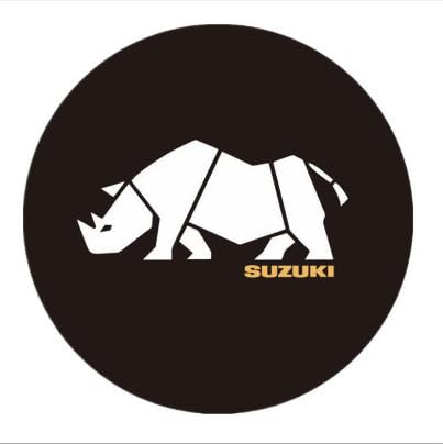 Ersatzradabdeckungen, für Suzuki Jimny (GJ) 2. Gen 2018-2023 2024 Waterproof Reserveradabdeckung staubdicht Radreifenabdeckung,B 15in von GTFRFD