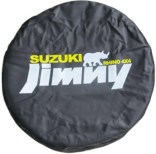 Ersatzradabdeckungen, für Suzuki Jimny (GJ) 2. Gen 2018-2023 2024 Waterproof Reserveradabdeckung staubdicht Radreifenabdeckung,H 15in von GTFRFD