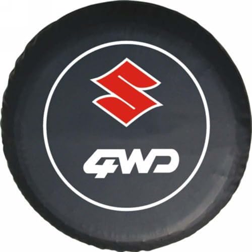 GTFRFD Ersatzradabdeckungen, für Suzuki Jimny (FJ) 1. Gen 2007-2023 2024 Waterproof Reserveradabdeckung staubdicht Radreifenabdeckung,N 15in von GTFRFD