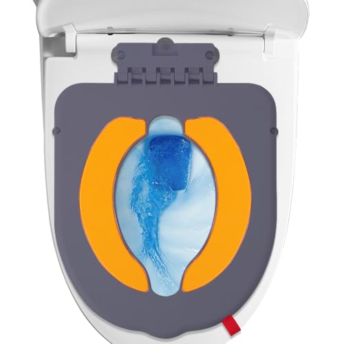 GTFYUDGH Baby Toilettensitz,Tragbarer Toilettensitz Mit Griffen Für Kleinkinder | Faltbarer Töpfchen Anbausitz Für Reisen Picknick Ausflug von GTFYUDGH