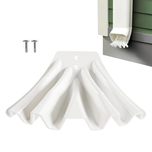 GTFYUDGH Gutter Downspout Verteiler - Regenrinne Fallrohr Verlängerung Für Regenwasserableitung - Fundament Schutz Regenwasser Entwässerung Für Garten Rasen Terrasse Und Hof von GTFYUDGH