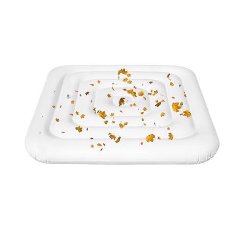 GTFYUDGH PVC Aufblasbare Pool Abdeckung, Abdeckung, Thermoabdeckung Für Spa, Premium-Whirlpoolabdeckungen Mit Aufblasbarem Deckel Und Griff, Runden Whirlpools Gehäuse von GTFYUDGH