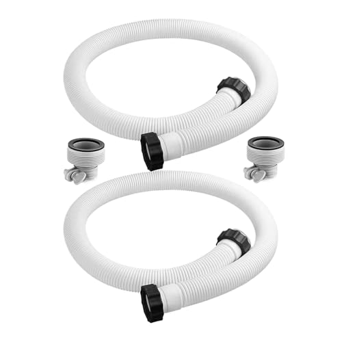 GTFYUDGH Poolschlauch,2 Stücke Filteranschlussrohr - Flexibler PVC-Schlauch Ersatz Für Einbau-Pool Abwassersysteme von GTFYUDGH