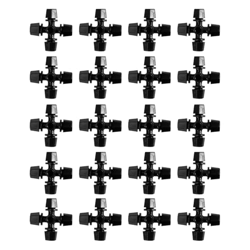 GTFYUDGH Sprinklerdüse,20 Stück Sprinklerkopf Ersatz - Einstellbare Gartenschlauchdüsen Für Garten Rasen Feld Hochbeet Gewächshaus von GTFYUDGH