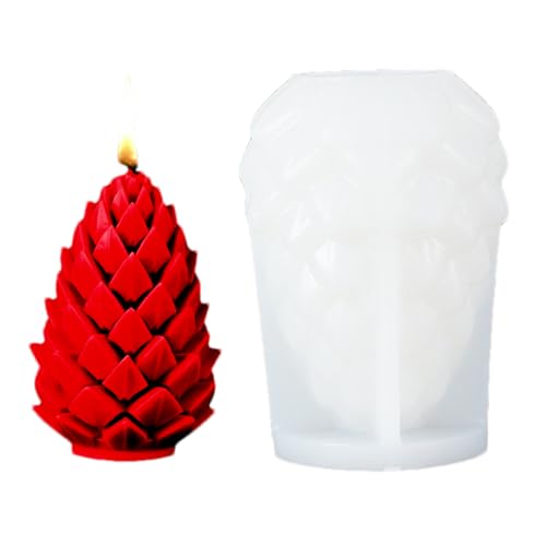 GTFYUDGH Weihnachtsbaum Kerzenform | Für Aromatherapie Kerzen und Handgemachte Wachsseife | Werkzeuge für das Gießen von Wachsseifen Ornamenten | für Zuhause Thanksgiving Basteln Herbst Party von GTFYUDGH