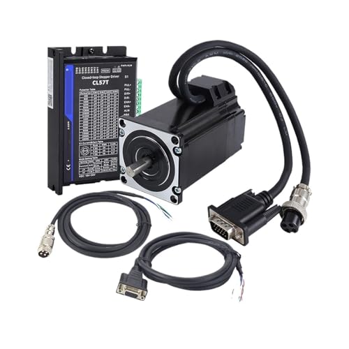 GTGFCSP Schrittmotortreiber 2Nm Nema 23 Schrittmotor Closed Loop Treiber CL57T Kit Nema23 Schrittmotor mit Encoder mit 2 Stück Kabeln GTGFCSP Schrittmotortreiber 2Nm Nema 23 Schrittmotor Closed Loop Treiber CL57T Kit Nema23 Schrittmotor mit Encoder mit 2 Stück Kabeln von GTGFCSP