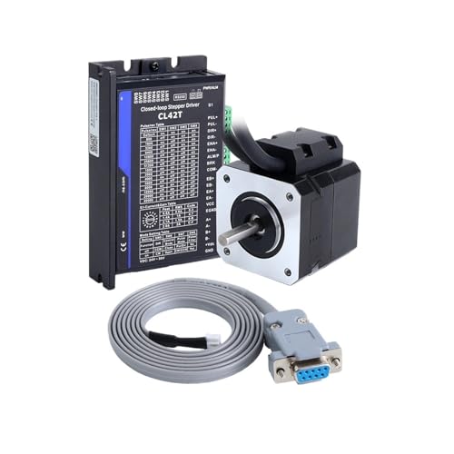 GTGFCSP Schrittmotortreiber Nema 17 Closed Loop Schrittmotor-Treiber-Kit mit Encoder 14Ncm 1,0A CL42T-V41 Schrittmotortreiber 2-phasig von GTGFCSP
