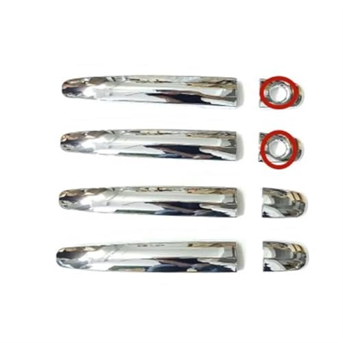 GTGJFJKW Außentürgriff Für Lacetti Für Daewoo Für Nubira 2005–2016 ABS-Chrom-Außentürgriffabdeckung Türgriffschalenverkleidung Auto-Styling(Chrome 2) von GTGJFJKW