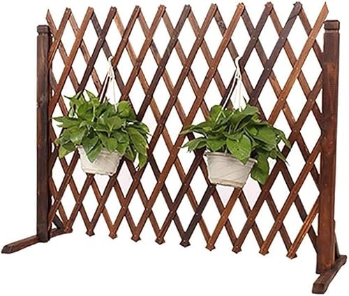 GTHTUHFD Zaun Holzzaun Teleskopischer Balkon Reseau Dekoration Leitplanke Garten Bildschirm Reseau Dekoration Gartenzaun Haustierzaun (90 cm) (90 cm) von GTHTUHFD