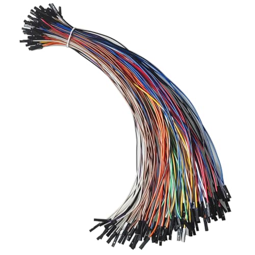 GTIWUNG 100 Stück Jumper Wire Kabel Steckbrücken für Arduino Breadboard, Steckbrett, 30cm Female-Female Kabel Steckbrücken 24AWG Drahtbrücken, Zehn Farben, je 10 Stück von GTIWUNG