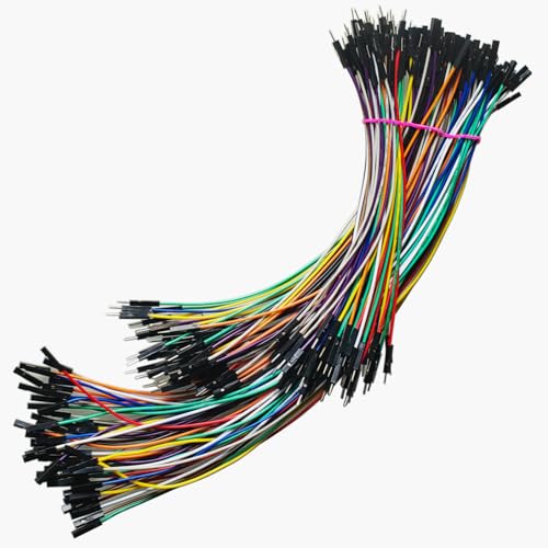 GTIWUNG 150 Stück Jumper Wire Kabel Steckbrücken für Arduino Breadboard, Steckbrett, 15cm Male-Male 20cm Male-Female 30cm Female-Female Kabel Steckbrücken 24AWG Drahtbrücken, Zehn Farben, je 5 Stück GTIWUNG 150 Stück Jumper Wire Kabel Steckbrücken für Arduino Breadboard, Steckbrett, 15cm Male-Male 20cm Male-Female 30cm Female-Female Kabel Steckbrücken 24AWG Drahtbrücken, Zehn Farben, je 5 Stück von GTIWUNG