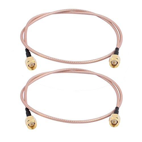 GTIWUNG 2 Stücke SMA Kabel SMA Stecker auf SMA Male Pigtail Kabel RG316 15cm für Homematic CCU3 CCU2 CC1101 Raspberry Pi 2.4GHz WiFi Antenne Wirelesse Router von GTIWUNG