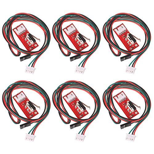 GTIWUNG 6 Stück Mechanischer Endschalter mit Kabel für 3D-Drucker Makerbot Prusa Mendel RepRap Mega 2560 1280 CNC Arduino RAMPS 1,4 GTIWUNG 6 Stück Mechanischer Endschalter mit Kabel für 3D-Drucker Makerbot Prusa Mendel RepRap Mega 2560 1280 CNC Arduino RAMPS 1,4 von GTIWUNG