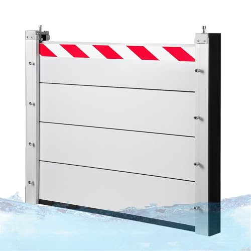Hochwasserschutz Barriere Tür Hochwassersperre Wasserabweiser Wiederverwendbar Bei Starkem Regen Geeignet Für Garage, Keller, Haustür, Auffahrt Einfache Montage Und Demontage(140 * 80cm) von GTJF