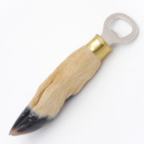 GTK - Geweihe & Trophäen KRUMHOLZ Flaschenöffner Rehfuß Rehpfote Fuß Bieröffner Öffner Geschenk Länge 17 cm 27.10.241 von GTK - Geweihe & Trophäen KRUMHOLZ