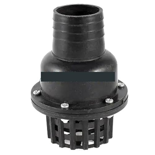 1Pc Fluid Machine White 1" 4" Black 1-1/2" 2" 2-1/2" 3" 25/38/51/64/75/100mm External Dia Water Jet Pump PVC Foot Bottom Valve(3inch 75mm Black) von GTKRJPSUF