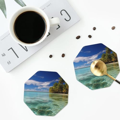 Aitutaki Lagoon Cookinseln Untersetzer 4er Set Saugfähige Untersetzer für Tischschutz Leder Getränkeuntersetzer Einweihungsgeschenk Dekorative Couchtisch Tasse Matte für Home Decor Aitutaki Lagoon Cookinseln Untersetzer 4er Set Saugfähige Untersetzer für Tischschutz Leder Getränkeuntersetzer Einweihungsgeschenk Dekorative Couchtisch Tasse Matte für Home Decor von GTKSYNVE