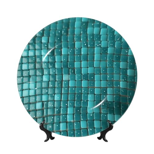 Dekorativer Teller aus Knochenporzellan, 25,4 cm, mit Ständer, Keramik-Ornamente, Kunst-Porzellan-Teller für Zuhause, Büro, Wandbehang, Dekoration Dekorativer Teller aus Knochenporzellan, 25,4 cm, mit Ständer, Keramik-Ornamente, Kunst-Porzellan-Teller für Zuhause, Büro, Wandbehang, Dekoration von GTKSYNVE