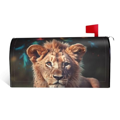 GTKSYNVE Art Lion Briefkastenabdeckungen, magnetisch, Standardgröße, 64,8 x 53,3 cm, dekorative Briefkasten-Abdeckung, wasserdichte Briefkasten-Abdeckung, personalisierte Briefkasten-Abdeckungen für GTKSYNVE Art Lion Briefkastenabdeckungen, magnetisch, Standardgröße, 64,8 x 53,3 cm, dekorative Briefkasten-Abdeckung, wasserdichte Briefkasten-Abdeckung, personalisierte Briefkasten-Abdeckungen für von GTKSYNVE
