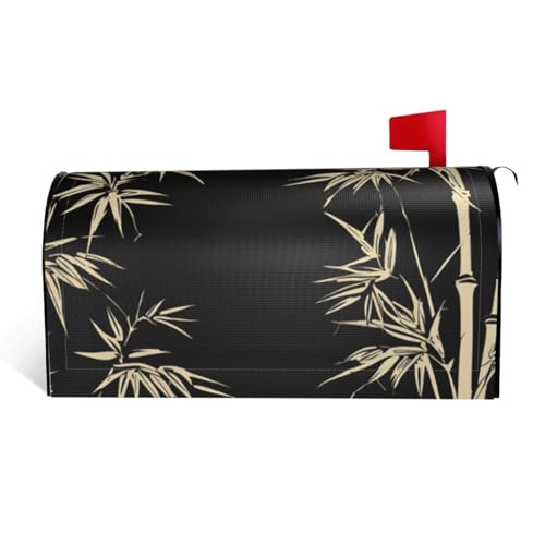 GTKSYNVE Asiatische Baum-Briefkastenabdeckungen, magnetisch, Standardgröße, 64,8 x 53,3 cm, dekorative Briefkasten-Abdeckung, wasserdichte Briefkasten-Abdeckung, personalisierte von GTKSYNVE