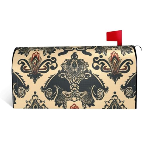 GTKSYNVE Asiatische Elefanten-Briefkastenabdeckungen, magnetisch, Standardgröße, 64,8 x 53,3 cm, dekorative Briefkasten-Abdeckung, wasserdichte Briefkasten-Abdeckung, personalisierte GTKSYNVE Asiatische Elefanten-Briefkastenabdeckungen, magnetisch, Standardgröße, 64,8 x 53,3 cm, dekorative Briefkasten-Abdeckung, wasserdichte Briefkasten-Abdeckung, personalisierte von GTKSYNVE