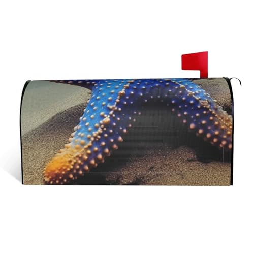 GTKSYNVE Blauer Seestern-Briefkasten-Abdeckung, magnetisch, Standardgröße, 53,3 x 45,7 cm, dekorative Briefkastenabdeckung, wasserdichte Briefkasten-Abdeckung, personalisierte Briefkasten-Abdeckungen GTKSYNVE Blauer Seestern-Briefkasten-Abdeckung, magnetisch, Standardgröße, 53,3 x 45,7 cm, dekorative Briefkastenabdeckung, wasserdichte Briefkasten-Abdeckung, personalisierte Briefkasten-Abdeckungen von GTKSYNVE