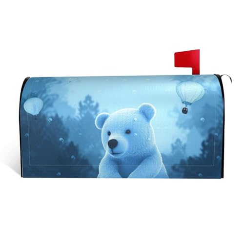 GTKSYNVE Blue Bear Briefkastenabdeckungen, magnetisch, Standardgröße, 64,8 x 53,3 cm, dekorative Briefkastenabdeckung, wasserdichte Briefkastenabdeckung, personalisierte Briefkastenabdeckungen für GTKSYNVE Blue Bear Briefkastenabdeckungen, magnetisch, Standardgröße, 64,8 x 53,3 cm, dekorative Briefkastenabdeckung, wasserdichte Briefkastenabdeckung, personalisierte Briefkastenabdeckungen für von GTKSYNVE
